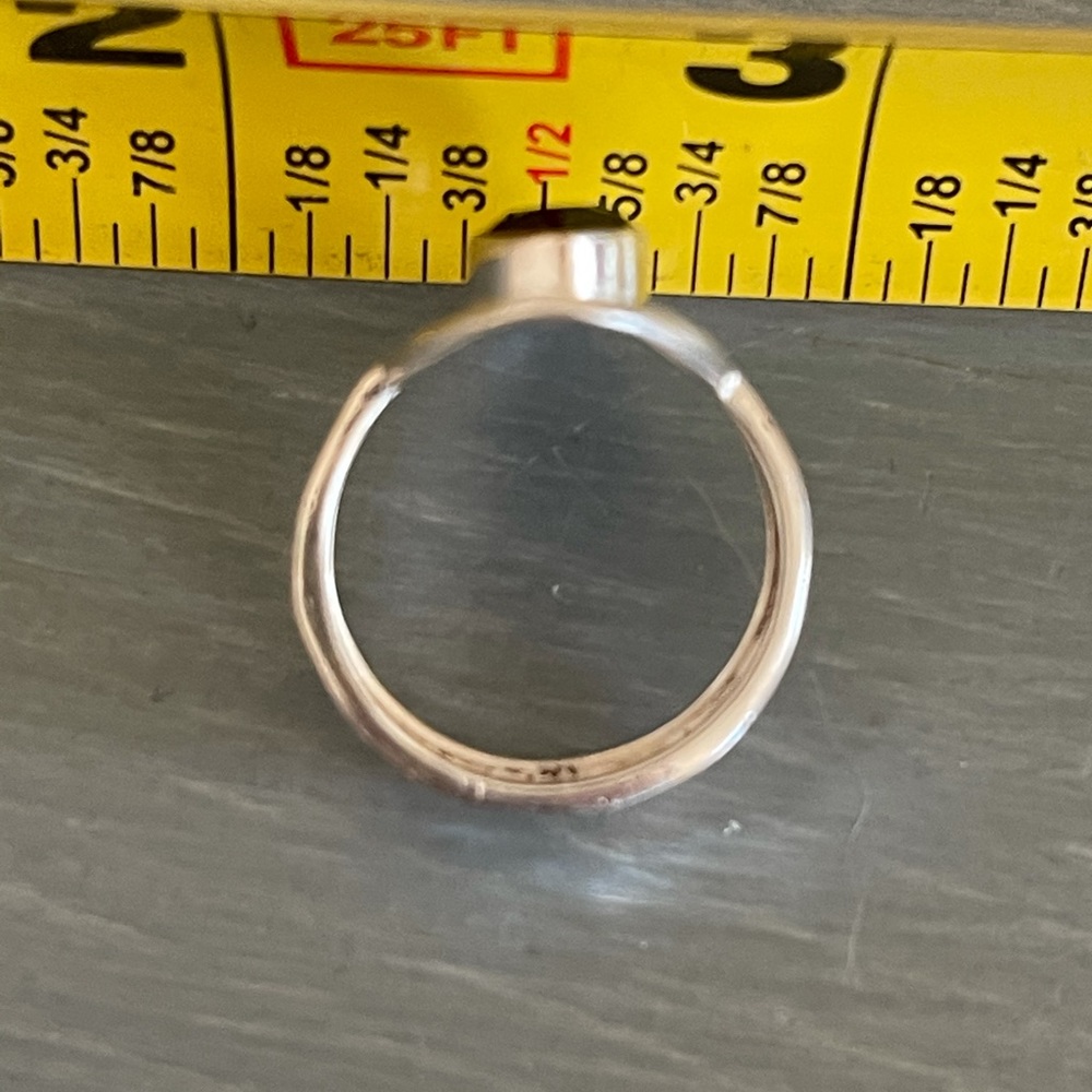 ⭐️ Black Onyx Sterling Silver Ring - Picture 8 of 11